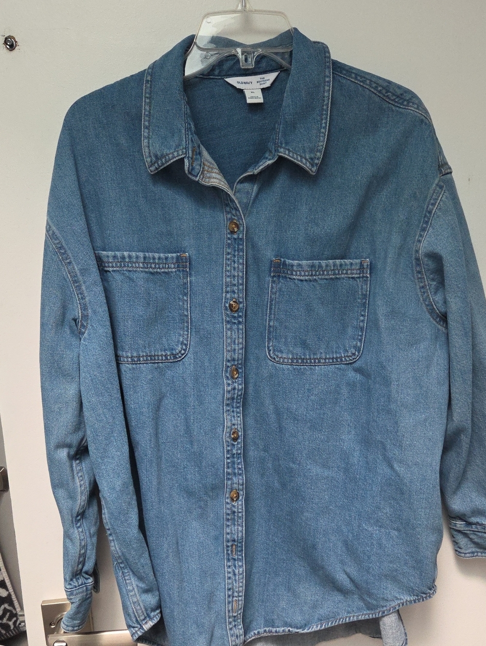 Old Navy Heavyweight Denim Boyfriend Shirt